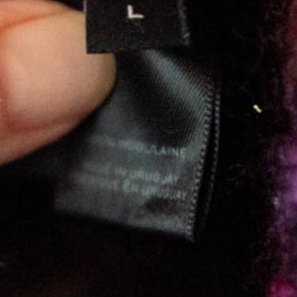 Marc by Marc Jacobs 100% Wool Burgundy Purple Pink Belt Collar Sweater wmns L/XL - Picture 5 of 11